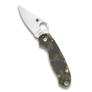 Para 3 Camo 7.24" Signature Knife with 2.95" Stainless Steel Blade and Durable G-10 Handle - PlainEdge Serration - C223GPCMO Para 3 Camo 7.24" Signature Knife with 2.95" Stainless Steel Blade and Durable G-10 Handle - PlainEdge Serration - C223GPCMO