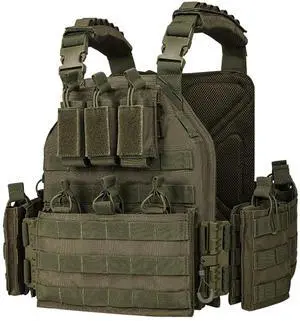 1000D Tactical Vest for Men Quick Release Modular Vest Adjustable Vest Outdoor 1000D Tactical Vest for Men Quick Release Modular Vest Adjustable Vest Outdoor