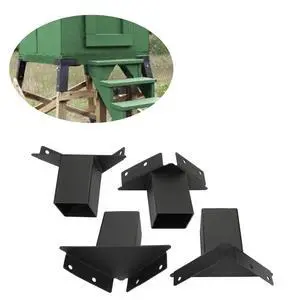 Deer Stand Brackets 4x4 Deer Blind Brackets, 4Pcs Compound Angle | Platform Bracket for Deer Hunting, Shooting Shack, Observation Decks, Tree Houses, Swing Sets, Outdoor Platforms Deer Stand Brackets 4x4 Deer Blind Brackets, 4Pcs Compound Angle | Platform Bracket for Deer Hunting, Shooting Shack, Observation Decks, Tree Houses, Swing Sets, Outdoor Platforms