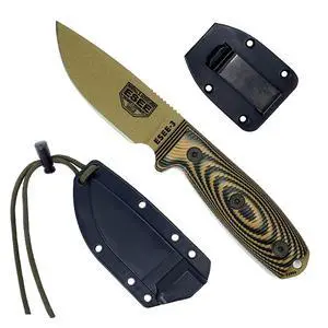 3 1095 Carbon Steel, Black Sheath (Dark Earth Blade, Coyote/Black G-10 3D Handle) 3 1095 Carbon Steel, Black Sheath (Dark Earth Blade, Coyote/Black G-10 3D Handle)