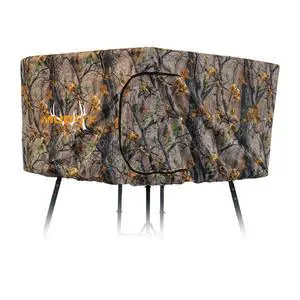 Quad Blind Kit Hunting Gear, Hunting Accessory with 360 Coverage & Zipper Entrance, Epic Camo Quad Blind Kit Hunting Gear, Hunting Accessory with 360 Coverage & Zipper Entrance, Epic Camo