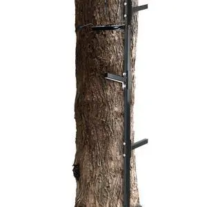 20 ft Climbing Sticks for Hunting, Treestand Climbing Sticks Ladder for Tree Stands & Deer Stand Double Step Steel Black 20 ft Climbing Sticks for Hunting, Treestand Climbing Sticks Ladder for Tree Stands & Deer Stand Double Step Steel Black