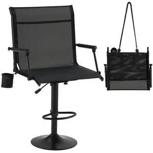 360° Silent Swivel Hunting Blind Chair with Bottle Holder, Padded Seat, Adjustable Height, Foldable Portable Outdoor Hunting & Fishing Chair 360° Silent Swivel Hunting Blind Chair with Bottle Holder, Padded Seat, Adjustable Height, Foldable Portable Outdoor Hunting & Fishing Chair