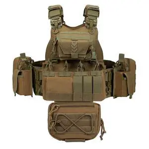 Great Tactical Outdoor Vest for Men Quick Release Buckle Adjustable&Detachable Modular Molle Vest Great Tactical Outdoor Vest for Men Quick Release Buckle Adjustable&Detachable Modular Molle Vest