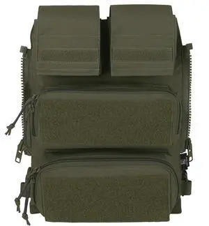 Tactical Modular Zip On Backpack for Vest JPC2.0 CPC AVS Zipper Molle Back Panel (RG) Tactical Modular Zip On Backpack for Vest JPC2.0 CPC AVS Zipper Molle Back Panel (RG)