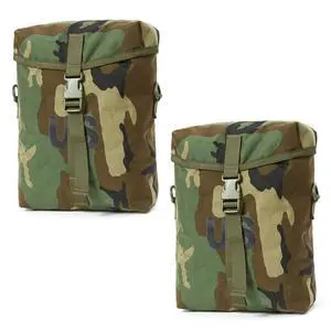 2Pcs US Military MOLLE Sustainment Pouch, Army Utility Pouch 2Pcs US Military MOLLE Sustainment Pouch, Army Utility Pouch