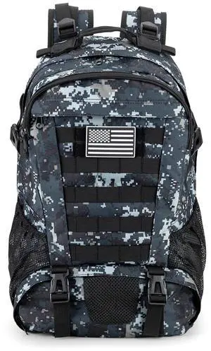 Tactical Backpack for Men Hiking Day Pack Molle Military Rucksack Waterproof 30L EDC Bag with USA Flag Patch Tactical Backpack for Men Hiking Day Pack Molle Military Rucksack Waterproof 30L EDC Bag with USA Flag Patch