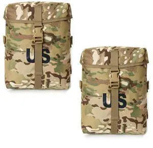 2Pcs US Military MOLLE Sustainment Pouch, Army Utility Pouch 2Pcs US Military MOLLE Sustainment Pouch, Army Utility Pouch