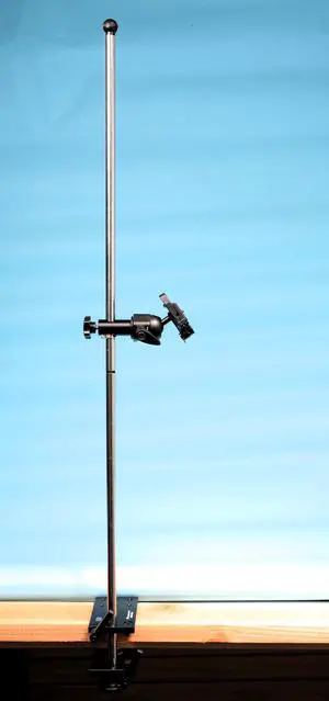 Height Adjustable Prone Benchtop Standing Bullseye 5/8" Stainless Steel Pole Competition Spotting Scope Stand with Bench Mount Plate Crossbar Swivel Ball Head Tripod Base Height Adjustable Prone Benchtop Standing Bullseye 5/8" Stainless Steel Pole Competition Spotting Scope Stand with Bench Mount Plate Crossbar Swivel Ball Head Tripod Base