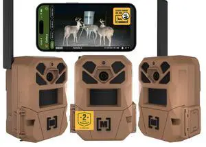Edge 3 Cellular Trail Camera - 3 Pack - 40MP HD Photo Capture - 1080p Low-Glow Flash - GPS - Multi-Carrier Auto-Connect - Built-in Memory - 0.5s Trigger Speed - AI Buck Detection Edge 3 Cellular Trail Camera - 3 Pack - 40MP HD Photo Capture - 1080p Low-Glow Flash - GPS - Multi-Carrier Auto-Connect - Built-in Memory - 0.5s Trigger Speed - AI Buck Detection