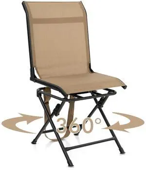 Hunting Chair, 360 Degree Swivel Hunting Blind Chair with Carry Handle, 330 lbs Capacity, Comfortable, Waterproof, Portable and Silent Folding Dove Hunting Chair for Blinds Hunting Chair, 360 Degree Swivel Hunting Blind Chair with Carry Handle, 330 lbs Capacity, Comfortable, Waterproof, Portable and Silent Folding Dove Hunting Chair for Blinds