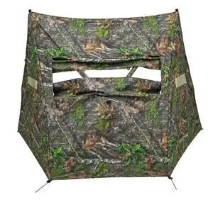 Dash Camo Panel Hunting Blind with Hybrid 2 Person Ground Pop Up Design for Quick Deployment, Wide Window, and Interior Mesh Pocket Dash Camo Panel Hunting Blind with Hybrid 2 Person Ground Pop Up Design for Quick Deployment, Wide Window, and Interior Mesh Pocket