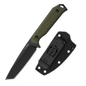 Begleiter Fix Fixed Blade Knife, 3.74" Tanto AEB-L Blade Hunting Knives with Kydex Sheath, Green G10 Handle EDC Knife for Camping Hunting Survival 1045MT2 Begleiter Fix Fixed Blade Knife, 3.74" Tanto AEB-L Blade Hunting Knives with Kydex Sheath, Green G10 Handle EDC Knife for Camping Hunting Survival 1045MT2