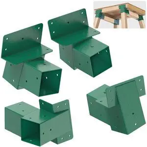 Heavy Duty Deer Stand Brackets, 4x4 Compound Angle Bracket, Powder Coated Elevated Bracket for Outdoor Platforms, Deer Hunting, Shooting Shack, Observation Decks& Tree Houses (4Pack) Heavy Duty Deer Stand Brackets, 4x4 Compound Angle Bracket, Powder Coated Elevated Bracket for Outdoor Platforms, Deer Hunting, Shooting Shack, Observation Decks& Tree Houses (4Pack)