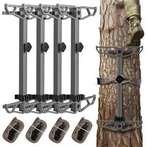 Climbing Sticks for Hunting,17.5" Lightweight Aluminum Non-Slip Climbing Sticks,Stackable and Bundled for Easy Portability,Suitable for Tree Stands,Branch Pruning,and Climbing Training Climbing Sticks for Hunting,17.5" Lightweight Aluminum Non-Slip Climbing Sticks,Stackable and Bundled for Easy Portability,Suitable for Tree Stands,Branch Pruning,and Climbing Training
