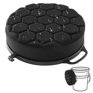 5 Gallon Bucket Seat for Yeti Loadout Bucket Only, 3" Thickened Foam Cushion, 360°Swivel Seats with Hang-It Hook, Seat lid for Dove Duck Hunting, Ice Fishing, Baseball, Camping, Gardening 5 Gallon Bucket Seat for Yeti Loadout Bucket Only, 3" Thickened Foam Cushion, 360°Swivel Seats with Hang-It Hook, Seat lid for Dove Duck Hunting, Ice Fishing, Baseball, Camping, Gardening
