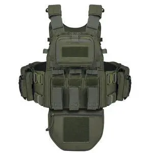 Great Tactical Outdoor Vest for Men Multifunctional Modular Molle Vest with Metal Buckles Great Tactical Outdoor Vest for Men Multifunctional Modular Molle Vest with Metal Buckles