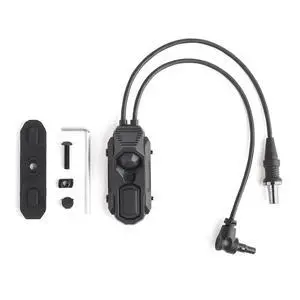 Dual Pressure Switch, Tactical Light Switch with SF + Crane Plug for M300/M600 Flashlights + PEQ DBAL NGAL, Fit for 20mm Picatinny Mlok Keymod Rail Dual Pressure Switch, Tactical Light Switch with SF + Crane Plug for M300/M600 Flashlights + PEQ DBAL NGAL, Fit for 20mm Picatinny Mlok Keymod Rail