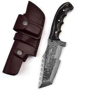 TR-7011 Handmade Damascus Steel Hunting Tracker Knife - Great Piece of Art TR-7011 Handmade Damascus Steel Hunting Tracker Knife - Great Piece of Art