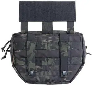 Tactical Drop Dump Pouch Molle Tool Pouch with Hook & Loop Carrying Kit Bag for Tactical Vest Chest Rig Tactical Drop Dump Pouch Molle Tool Pouch with Hook & Loop Carrying Kit Bag for Tactical Vest Chest Rig