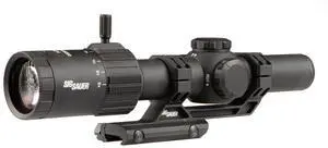 Tango MSR 1-6x24mm Illuminated MSR-BDC6 SFP Black Riflescope w/Alpha-MSR Cantilevered Black Mount SOT61000 Tango MSR 1-6x24mm Illuminated MSR-BDC6 SFP Black Riflescope w/Alpha-MSR Cantilevered Black Mount SOT61000