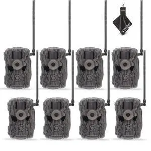 Fusion X-Pro 2 Pack Dual Sim 36 MP Photo & 720P HD Video 0.4 Sec Trigger Speed Wireless Hunting Trail Camera - Available on AT&T & Verizon + Cleaning Cloth (8PK) Fusion X-Pro 2 Pack Dual Sim 36 MP Photo & 720P HD Video 0.4 Sec Trigger Speed Wireless Hunting Trail Camera - Available on AT&T & Verizon + Cleaning Cloth (8PK)