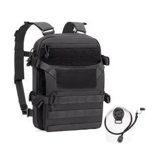 ABP Tactical MOLLE Hydration Backpack Military Vest Back Panel Pack for Men Training Hiking Airsoft with 2.5L Bladder ABP Tactical MOLLE Hydration Backpack Military Vest Back Panel Pack for Men Training Hiking Airsoft with 2.5L Bladder