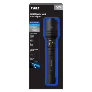 Flashlight - 7000 Lumens LED, Rechargeable & AA Battery Compatible Flashlight - 7000 Lumens LED, Rechargeable & AA Battery Compatible
