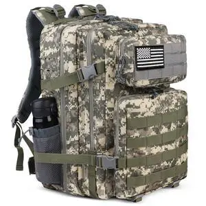 45L Military Tactical Backpack, Army 3-Day Assault Pack Bug Out Bag for Hiking Camping | Army 45L Military Tactical Backpack, Army 3-Day Assault Pack Bug Out Bag for Hiking Camping | Army