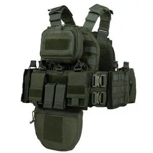 YAKEDA Tactical Training Vest with PALS System - Multi-Pocket Adjustable Straps Quick-Release Buckle for Hunting YAKEDA Tactical Training Vest with PALS System - Multi-Pocket Adjustable Straps Quick-Release Buckle for Hunting