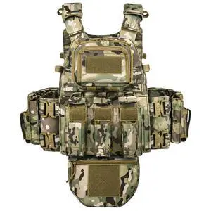 YAKEDA Tactical Training Vest with PALS System - Multi-Pocket Adjustable Straps Quick-Release Buckle for Hunting YAKEDA Tactical Training Vest with PALS System - Multi-Pocket Adjustable Straps Quick-Release Buckle for Hunting