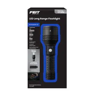 Long Range Flashlight, 2000 Lumens, Aircraft-Grade Aluminum, Rechargeable USB-C and AAA Battery Compatible, Flex Power with 3 Light Modes, Built-in USB Port, FLR2000/LT/FLEX Long Range Flashlight, 2000 Lumens, Aircraft-Grade Aluminum, Rechargeable USB-C and AAA Battery Compatible, Flex Power with 3 Light Modes, Built-in USB Port, FLR2000/LT/FLEX