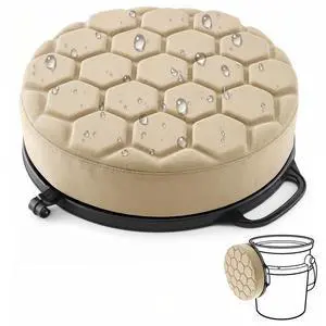 5 Gallon Bucket Seat for Yeti Loadout Bucket Only, 3" Thickened Foam Cushion, 360°Swivel Seats with Hang-It Hook, Seat lid for Dove Duck Hunting, Ice Fishing, Baseball, Camping, Gardening 5 Gallon Bucket Seat for Yeti Loadout Bucket Only, 3" Thickened Foam Cushion, 360°Swivel Seats with Hang-It Hook, Seat lid for Dove Duck Hunting, Ice Fishing, Baseball, Camping, Gardening