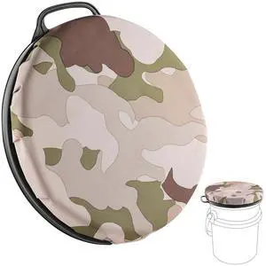 5 Gallon Bucket Seat for Yeti Only, 360 Degree Swivel Load Out Bucket Seat, 5 Gal Foam Cushion Seats Lid with Padded Top for Hunting Fishing Camping Baseball 5 Gallon Bucket Seat for Yeti Only, 360 Degree Swivel Load Out Bucket Seat, 5 Gal Foam Cushion Seats Lid with Padded Top for Hunting Fishing Camping Baseball