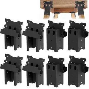Deer Stand Brackets 4 x 4, Outdoor Platform Deer Blind Brackets 4 PCS / 8 PCS, 12 / 14 Gauge Steel Elevator Brackets for Hunting Platform, Shooting Shacks, Tree Houses Deer Stand Brackets 4 x 4, Outdoor Platform Deer Blind Brackets 4 PCS / 8 PCS, 12 / 14 Gauge Steel Elevator Brackets for Hunting Platform, Shooting Shacks, Tree Houses