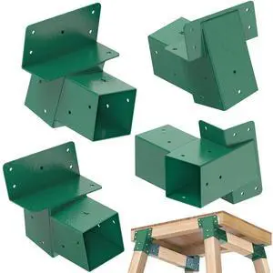 4Pack Black/Green Deer Blind Brackets 4x4 Heavy Duty Deer Stand Bracket Compound Angle Brackets for Tree Stand, Raised Platform, Tree House, Swing Set, Deers Station 4Pack Black/Green Deer Blind Brackets 4x4 Heavy Duty Deer Stand Bracket Compound Angle Brackets for Tree Stand, Raised Platform, Tree House, Swing Set, Deers Station