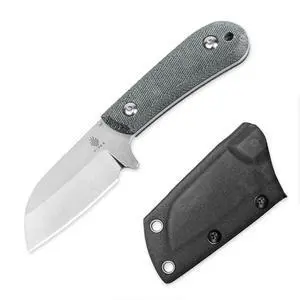 Deckhand Fixed Blade Hunting Knife with Sheath, D2 Blade Camping Knife G10+Micarta Handle Lightweight EDC Fixed Blade for Men Women Outdoor, for Hunting Survival 1062A1 Deckhand Fixed Blade Hunting Knife with Sheath, D2 Blade Camping Knife G10+Micarta Handle Lightweight EDC Fixed Blade for Men Women Outdoor, for Hunting Survival 1062A1
