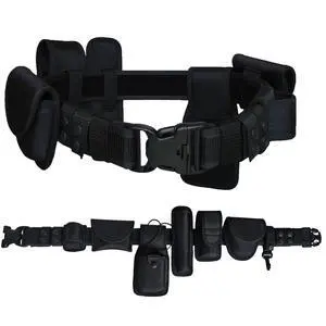 Duty Belt w/Tactical Police Utility Belt Rig Molded Tactical Pouches Kit, Modular Law Enforcement & Military Equipment Belt with 4-Pack Belt Keepers, for Security Guard and Police Duty Belt w/Tactical Police Utility Belt Rig Molded Tactical Pouches Kit, Modular Law Enforcement & Military Equipment Belt with 4-Pack Belt Keepers, for Security Guard and Police