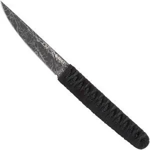 Obake Everyday Carry Fixed Blade Knife with Sheath: Stainless Steel Plain Edge Blade, Cord-Wrapped Stainless Steel Handle, 2367 Obake Everyday Carry Fixed Blade Knife with Sheath: Stainless Steel Plain Edge Blade, Cord-Wrapped Stainless Steel Handle, 2367
