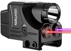 Red Blue Purple Laser Beams with 800 Lumens Flashlight for Pistols, 3 in 1 Laser Light Combo, Tactical USB Rechargeable Laser Sight, Strobe & Steady Flashlight for Picatinny Rail Red Blue Purple Laser Beams with 800 Lumens Flashlight for Pistols, 3 in 1 Laser Light Combo, Tactical USB Rechargeable Laser Sight, Strobe & Steady Flashlight for Picatinny Rail