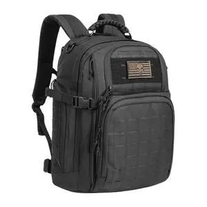 Military Tactical Backpack 40L for Men, Hiking Camping Molle EDC Daypack Army Assault Pack Lightweight Work Backpack with Water Bladder Compartment, Black Military Tactical Backpack 40L for Men, Hiking Camping Molle EDC Daypack Army Assault Pack Lightweight Work Backpack with Water Bladder Compartment, Black