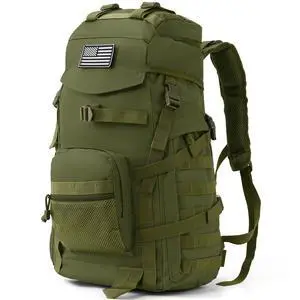 50L Tactical Backpack for Men and Women, Water-Resistant Molle Rucksack, Large Military Assault Pack for Hiking, Hunting, Camping, Gym & Outdoor Survival Green 50L Tactical Backpack for Men and Women, Water-Resistant Molle Rucksack, Large Military Assault Pack for Hiking, Hunting, Camping, Gym & Outdoor Survival Green