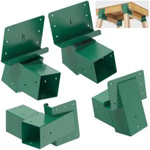 Heavy Duty Deer Stand Brackets, 4x4 Compound Angle Bracket, Powder Coated Elevated Bracket for Outdoor Platforms, Deer Hunting, Shooting Shack, Observation Decks& Tree Houses (4Pack) Heavy Duty Deer Stand Brackets, 4x4 Compound Angle Bracket, Powder Coated Elevated Bracket for Outdoor Platforms, Deer Hunting, Shooting Shack, Observation Decks& Tree Houses (4Pack)