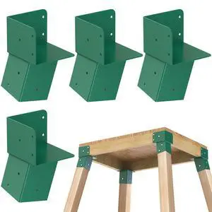 Heavy Duty Deer Stand Brackets, 4x4 Compound Angle Bracket, Powder Coated Elevated Bracket for Outdoor Platforms, Deer Hunting, Shooting Shack, Observation Decks& Tree Houses (4Pack) Heavy Duty Deer Stand Brackets, 4x4 Compound Angle Bracket, Powder Coated Elevated Bracket for Outdoor Platforms, Deer Hunting, Shooting Shack, Observation Decks& Tree Houses (4Pack)