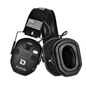 Electronic Shooting Ear Protection Earmuffs, Bluetooth | NRR 25dB Protection 6X Clear Commands Gunshot Reduction 4-Mic Awareness Gel Comfort Bluetooth Audio 4H Auto-Off Electronic Shooting Ear Protection Earmuffs, Bluetooth | NRR 25dB Protection 6X Clear Commands Gunshot Reduction 4-Mic Awareness Gel Comfort Bluetooth Audio 4H Auto-Off