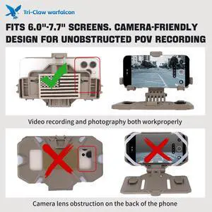 Tactical Gear Plate Carrier Vest Accessories, MOLLE Phone Chest Mount Holder for 6.0"-7.7" Screens, Quick-Release and Adjustable Tactical Phone Holder for Police Vest Tactical Gear Plate Carrier Vest Accessories, MOLLE Phone Chest Mount Holder for 6.0"-7.7" Screens, Quick-Release and Adjustable Tactical Phone Holder for Police Vest
