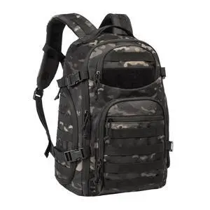 Military Tactical Backpack for Men, 35L Tactical Laptop Backpack, Tactical Bag Bug Out Bag, Army 3 Days Assault Pack - Black&Camo Military Tactical Backpack for Men, 35L Tactical Laptop Backpack, Tactical Bag Bug Out Bag, Army 3 Days Assault Pack - Black&Camo