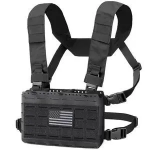 Tactical Pouches Chest Pack Modular, Triple Magazine Molle Chest Rig | Adjustable Molle Micro Chest Rigs, Triple Magazine Insert, Chest Bag for Men, Laser-Cut Carrier Vest Tactical Pouches Chest Pack Modular, Triple Magazine Molle Chest Rig | Adjustable Molle Micro Chest Rigs, Triple Magazine Insert, Chest Bag for Men, Laser-Cut Carrier Vest