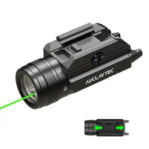 1200 Lumen Pistol Light Laser Combo Green Beam Tactical Flashlight, Pistol Flashlight Adjustable Slide Locating Keys for Picatinny 1200 Lumen Pistol Light Laser Combo Green Beam Tactical Flashlight, Pistol Flashlight Adjustable Slide Locating Keys for Picatinny