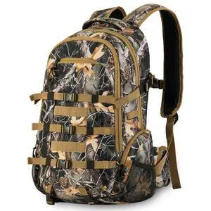 Hunting Backpack,30L Camo Daypack for Deer Bowhunting | Waterproof,600D Fabric,Hunting Gear,Rain Cover,Large CapacityHunting Day Pack Hunting Backpack,30L Camo Daypack for Deer Bowhunting | Waterproof,600D Fabric,Hunting Gear,Rain Cover,Large CapacityHunting Day Pack